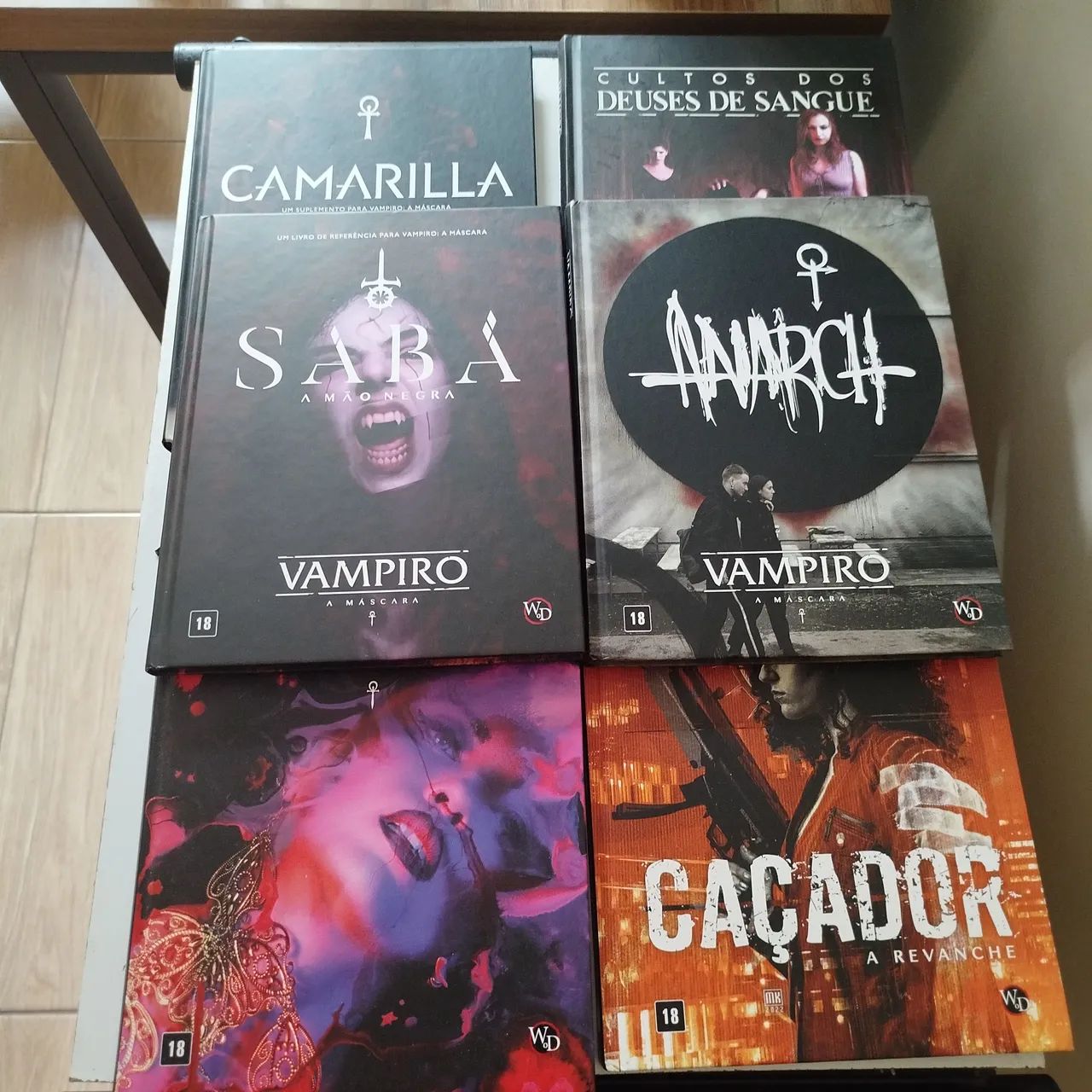 Livros de RPG Vampiro: A Máscara - Coleção