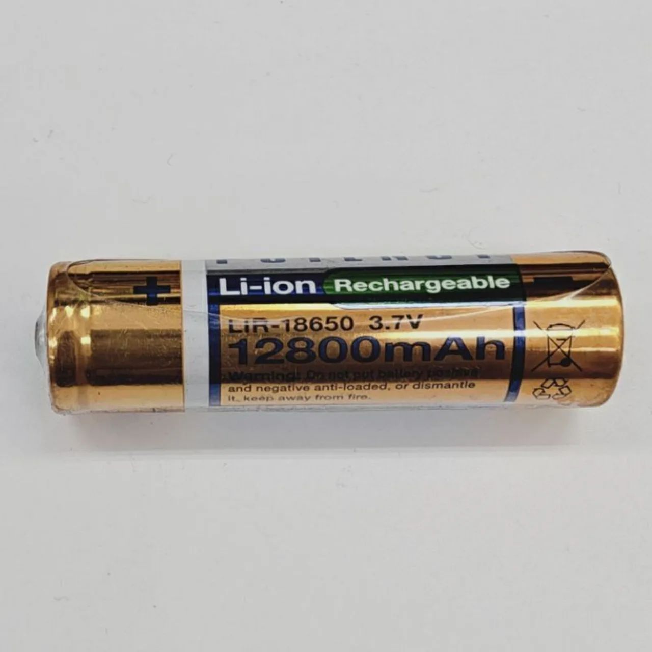 Bateria recarregável 18650 3.7V 12800mAh lítio  - Foto 6