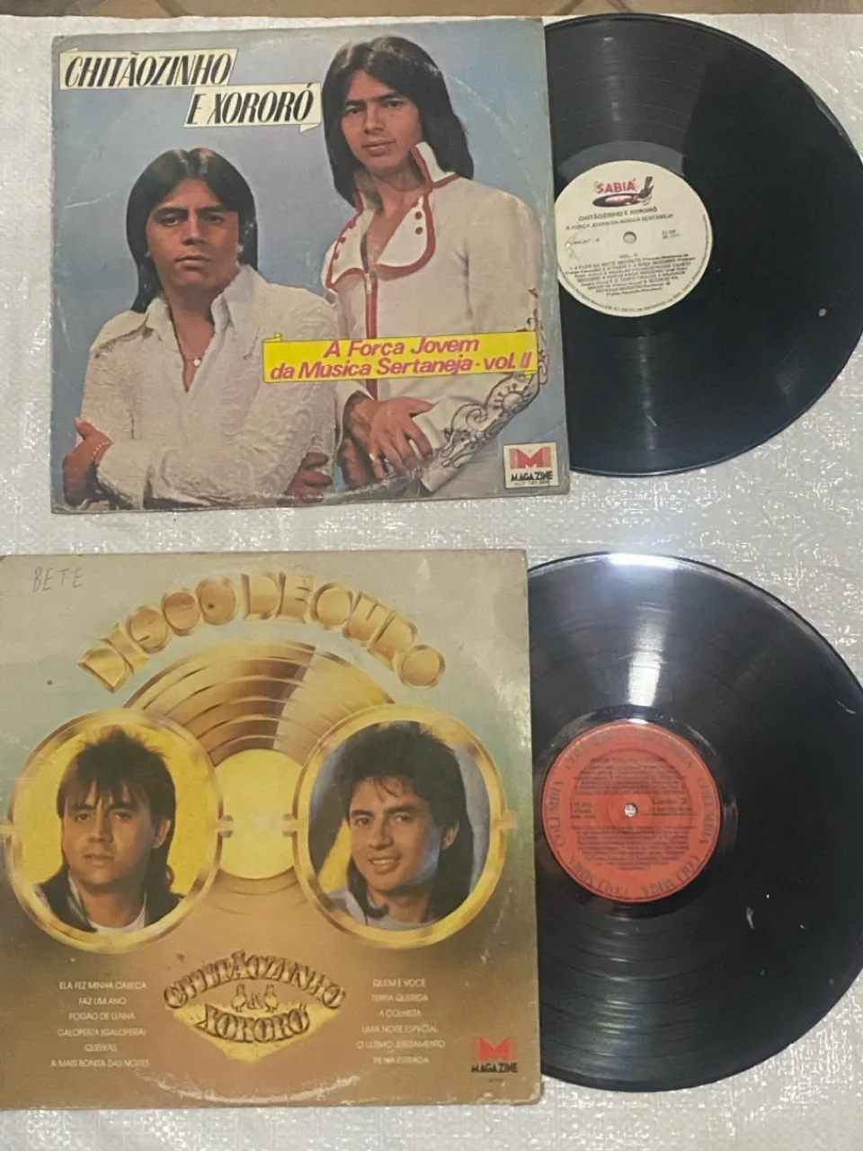 Discos de Vinil Chitãozinho & Xororó - Coleção