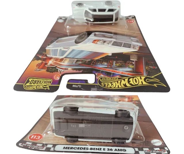 Hot Wheels Boulevard Mercedez-Benz E36 AMG Branca - Foto 2