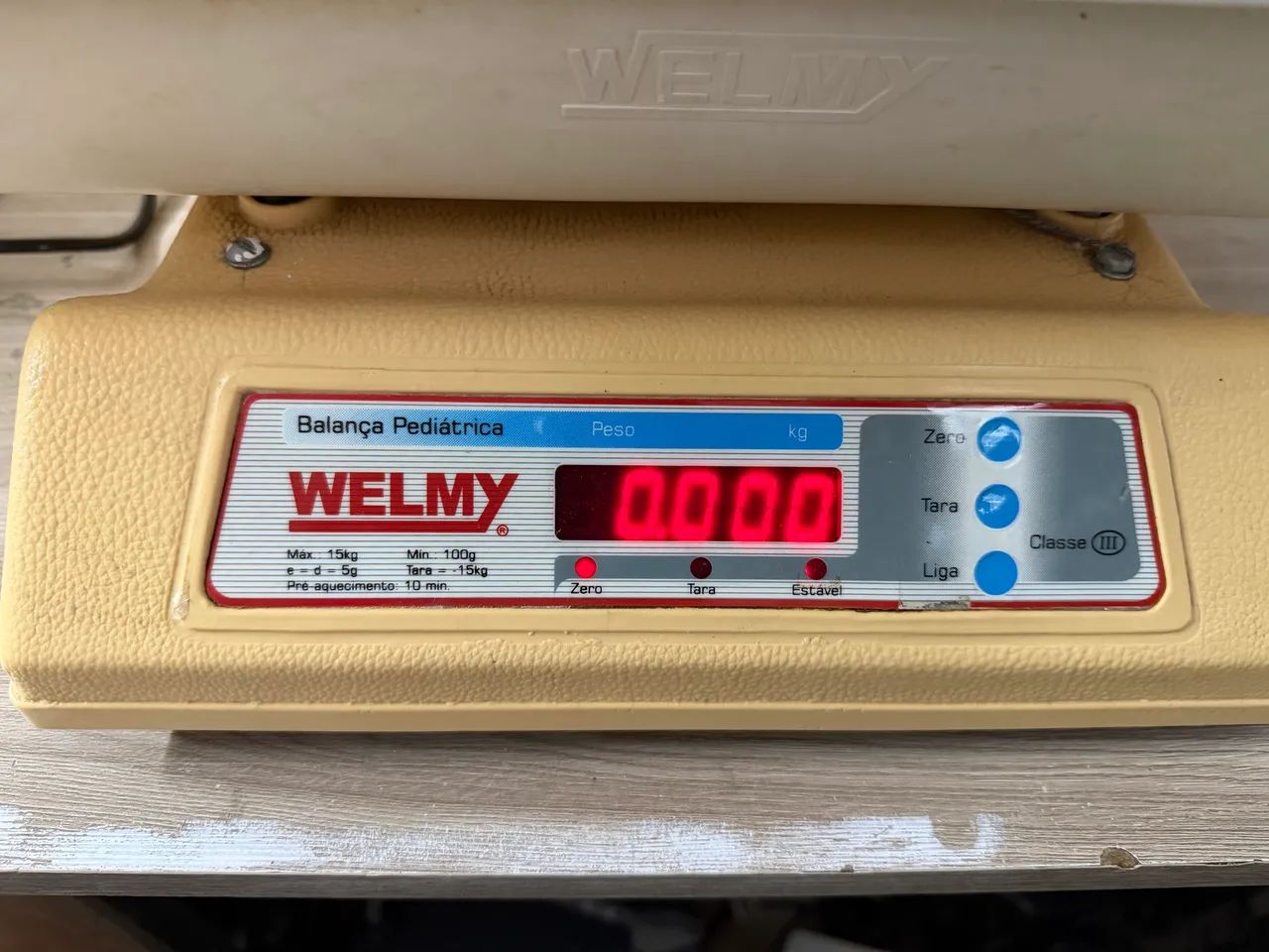 Balança pediátrica Welmy até 15kg