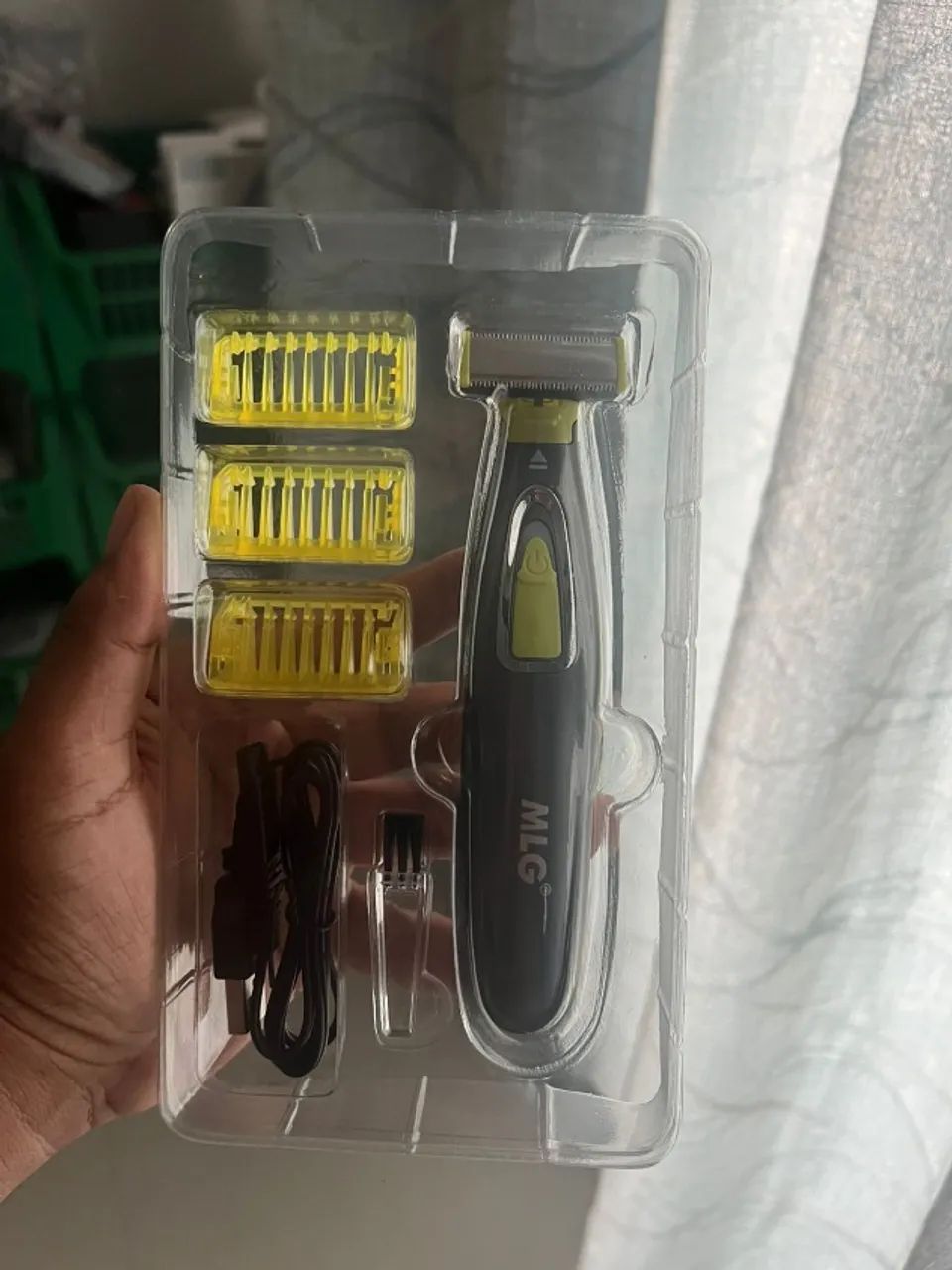 Barbeador Elétrico Portátil MLG - USB Recarregável