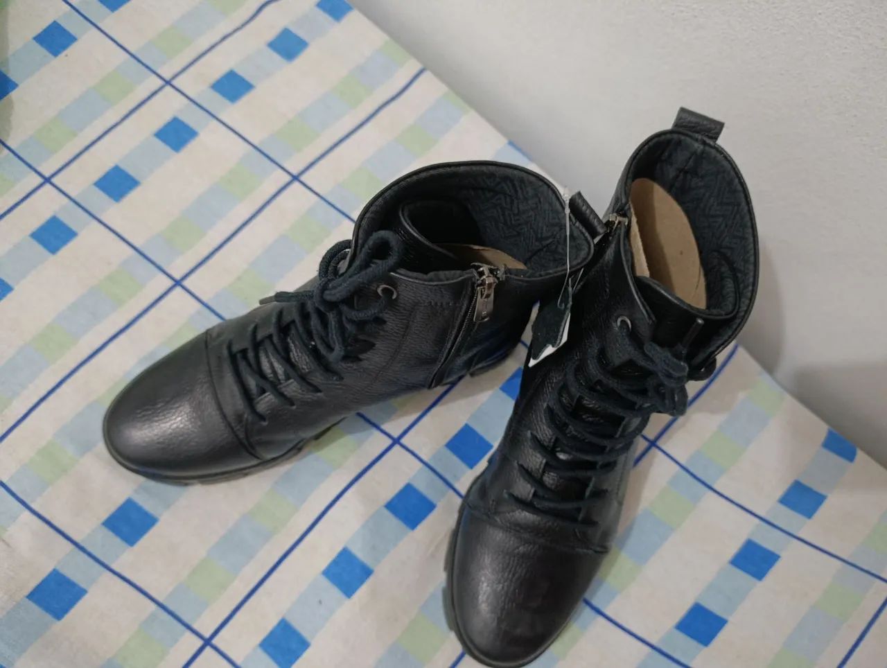 Bota Coturno Couro Tratorada Vittal Buckle N° 41 - Foto 4