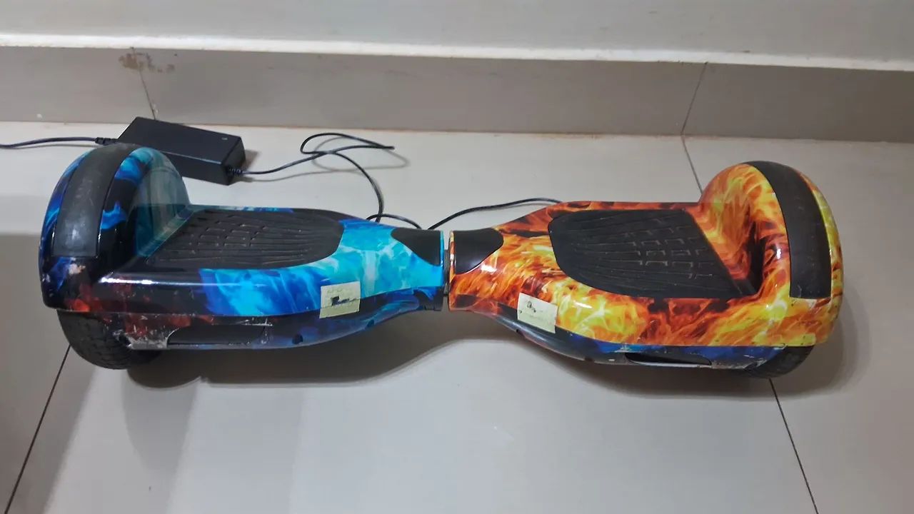 Hoverboard Elétrico - 6,5" fogo e gelo - Foto 4