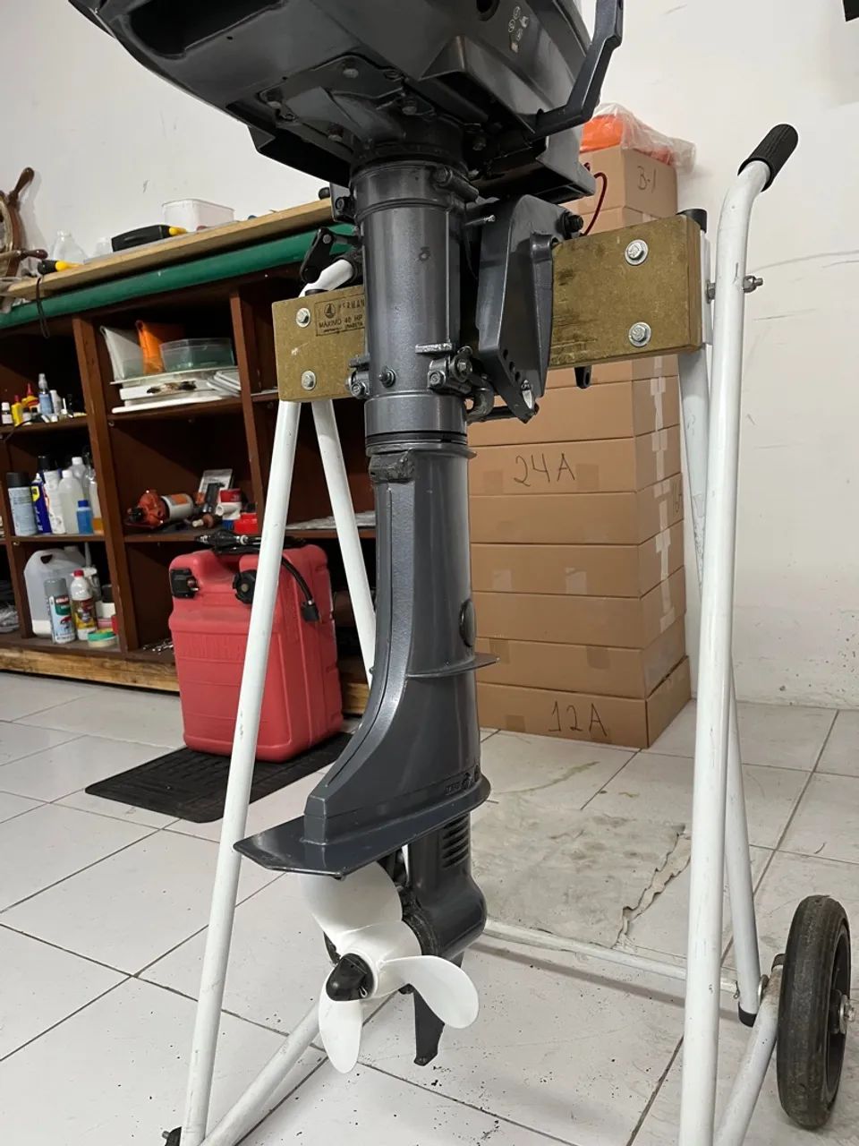 Motor de popa Yamaha 4 hp . - Foto 3