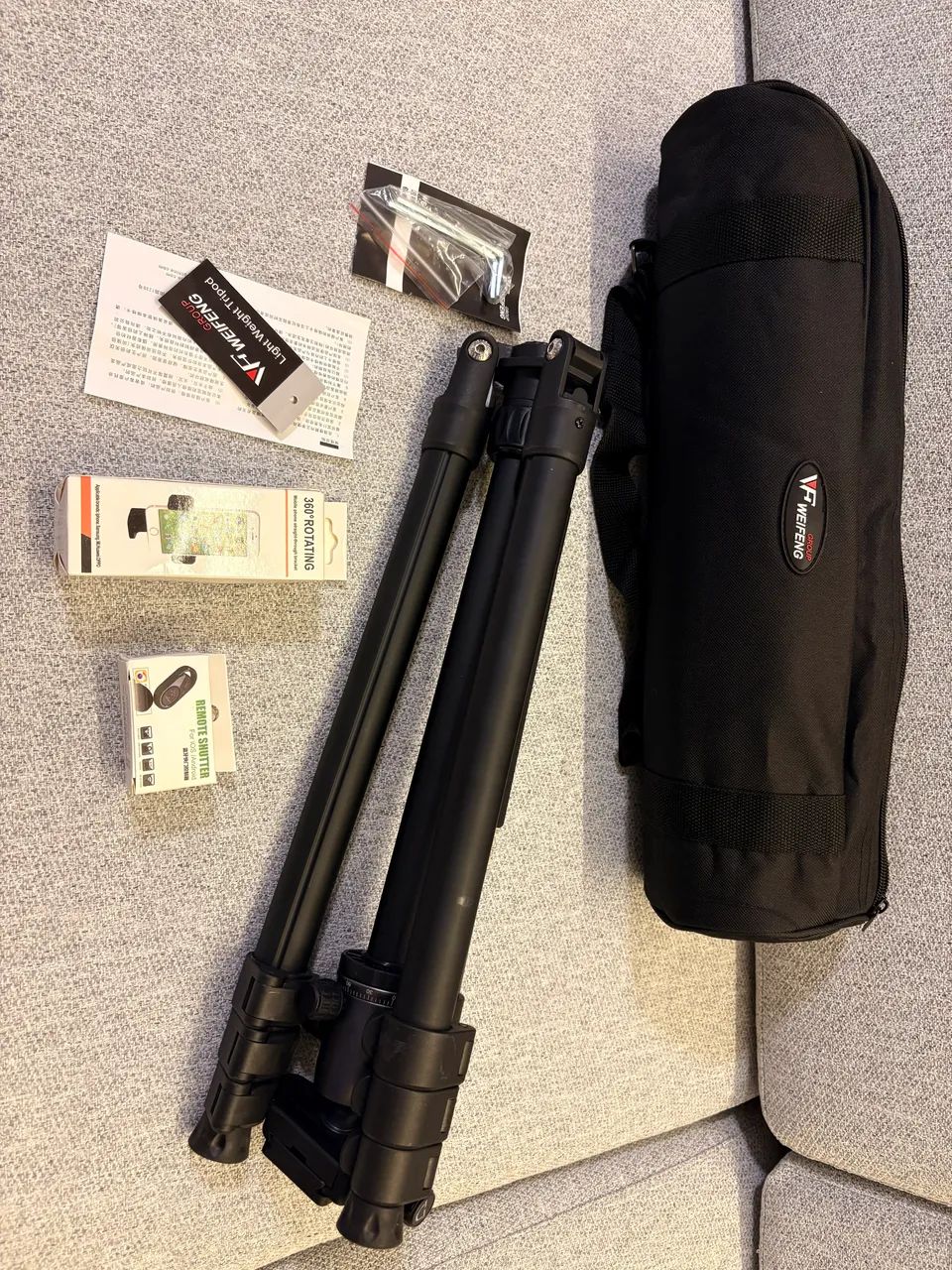 tripé camera weifeng WI628