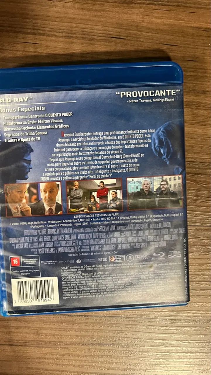 Bluray O Quinto Poder (The Fifth Estate) - Foto 2