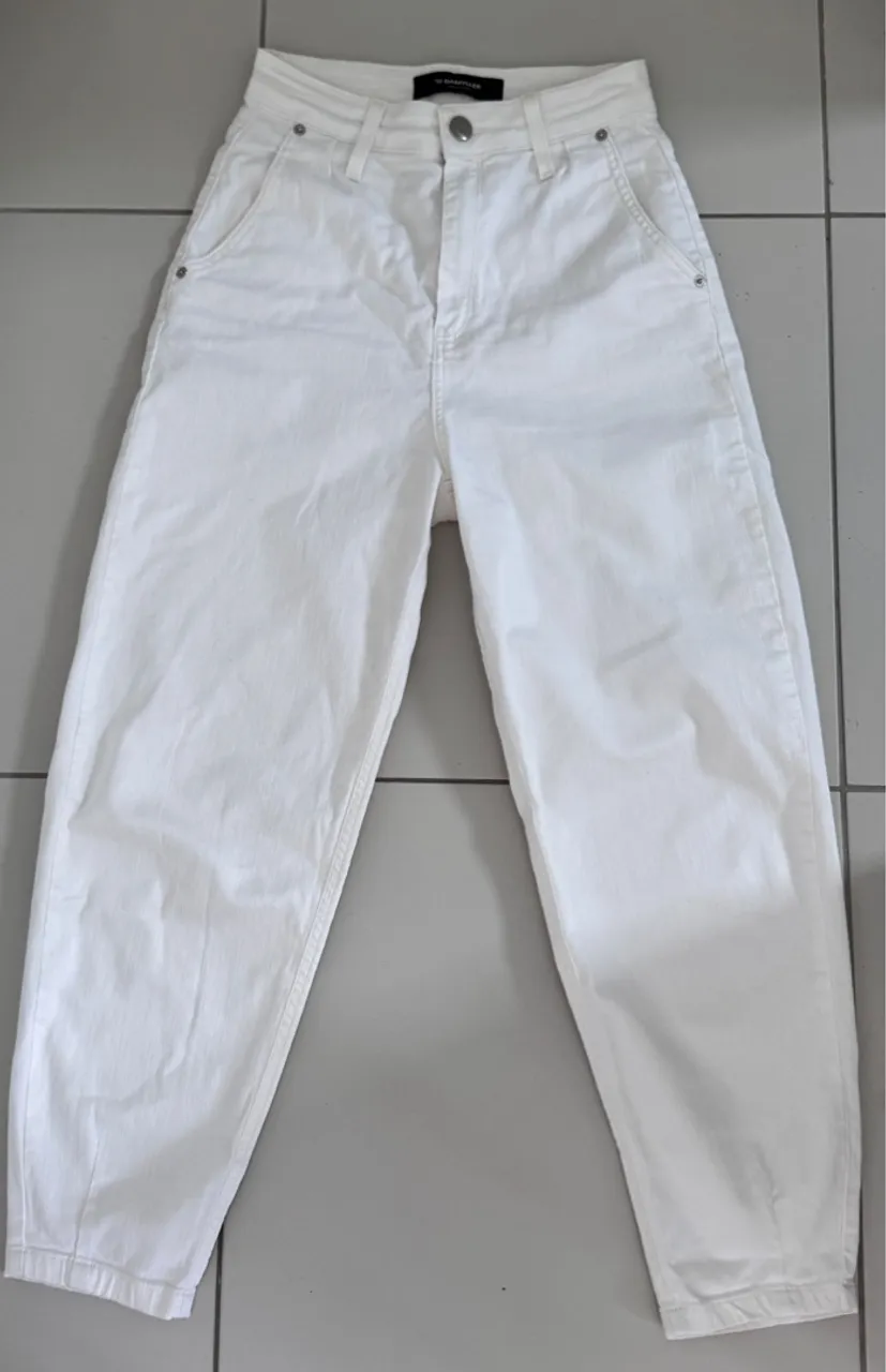 Calça Jeans Damyller Off White