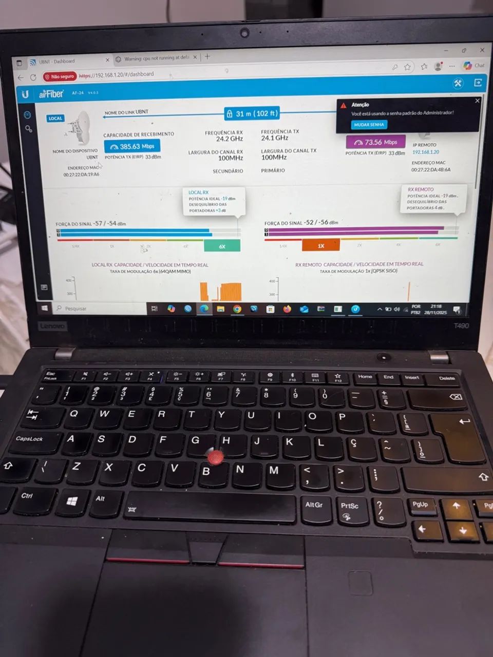 Airfiber24x af24 gps par até 13km - Foto 3