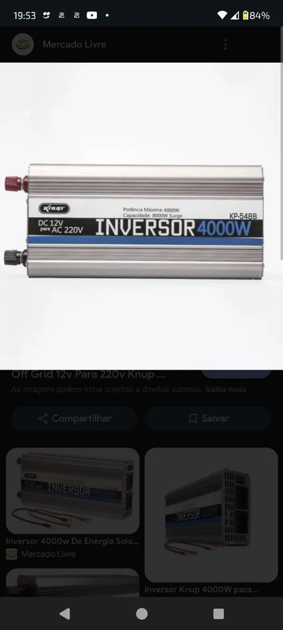 Inversor de Energia 4000W KP-548B Knup
