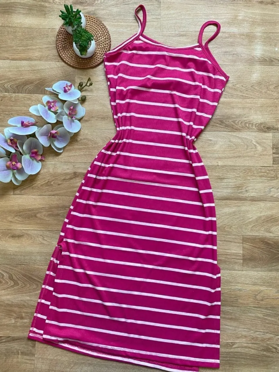 Vestidos Midi Canelado - para Revenda