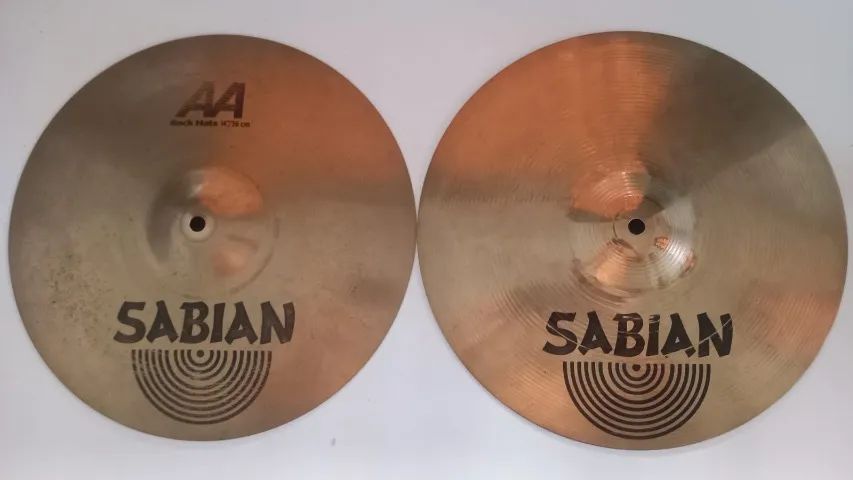 Sabian AA Hi hat Chimbal Rock Hats 14 - Instrumentos musicais