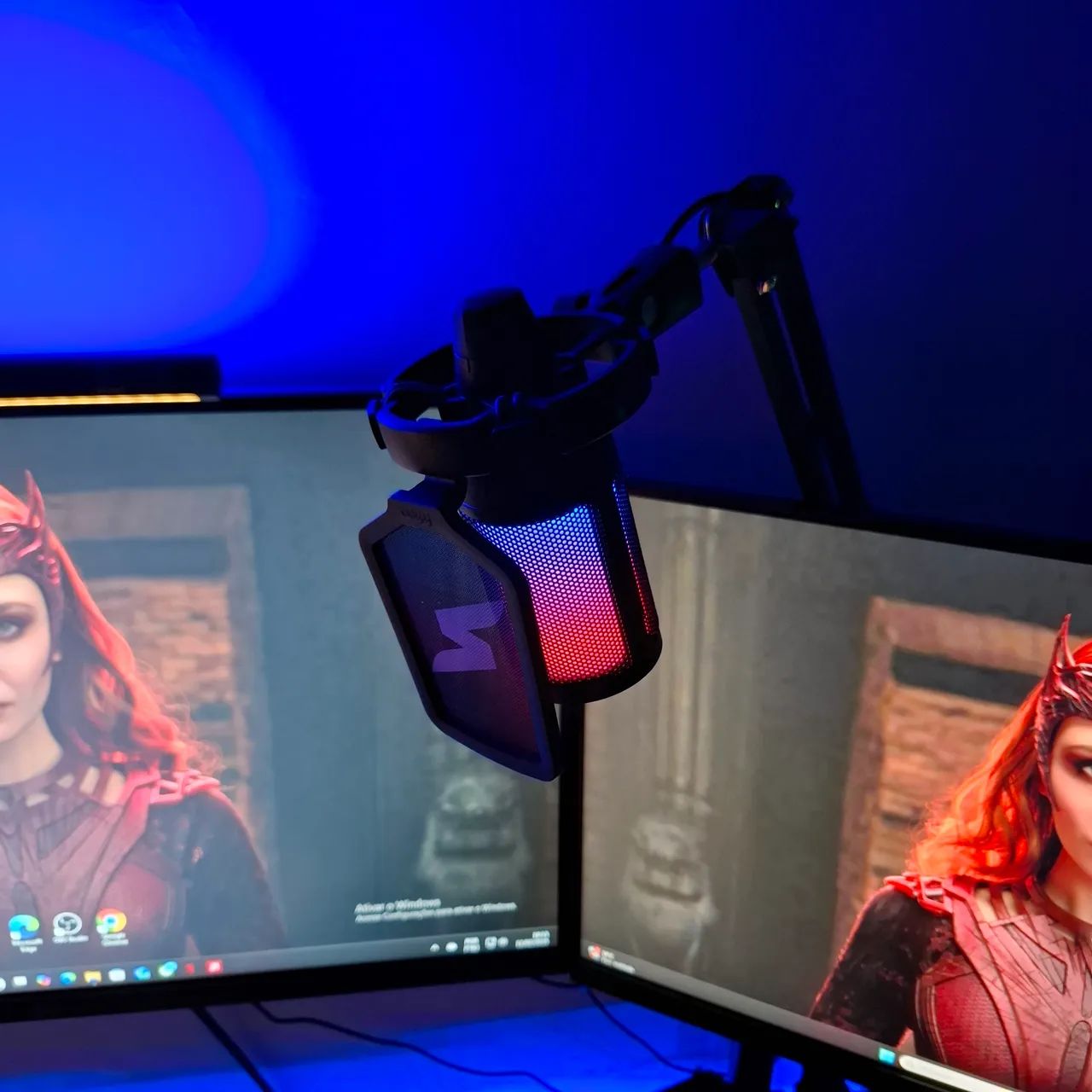 Microfone Gamer Fifine SuperFrame SFM1 - Na garantia - Foto 3