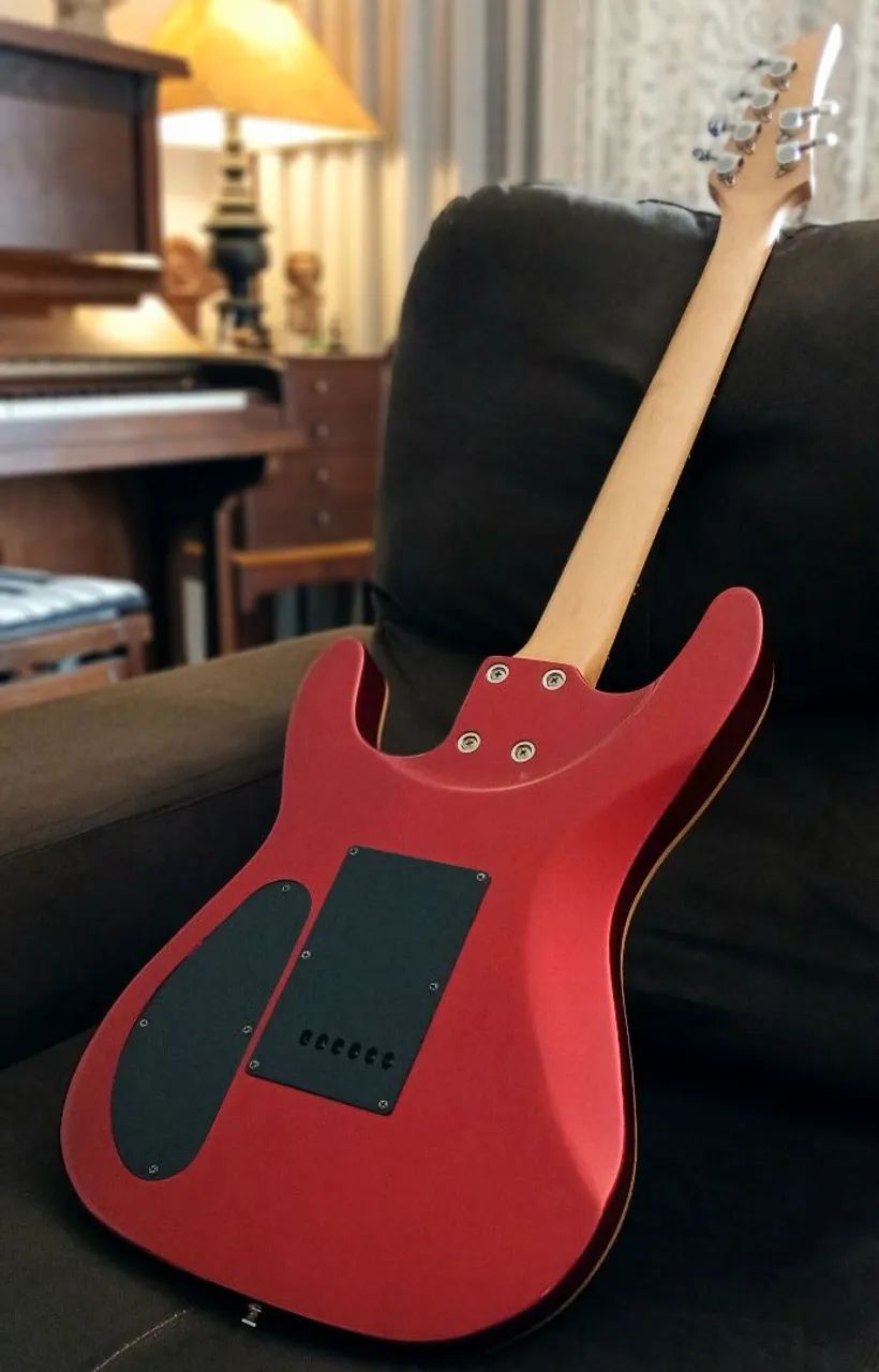 Guitarra Superstrato TAGIMA Memphis MG230 Vermelha Escala Longa - Foto 3