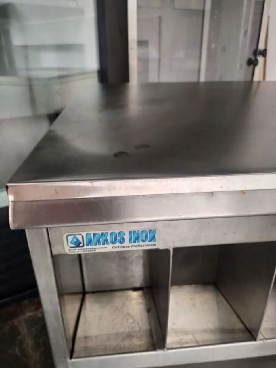 Balcão cozinha profissional inox  - Foto 2