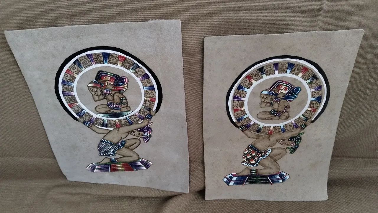 Dois Quadros indígenas bolivianos É para levar!  - Foto 2