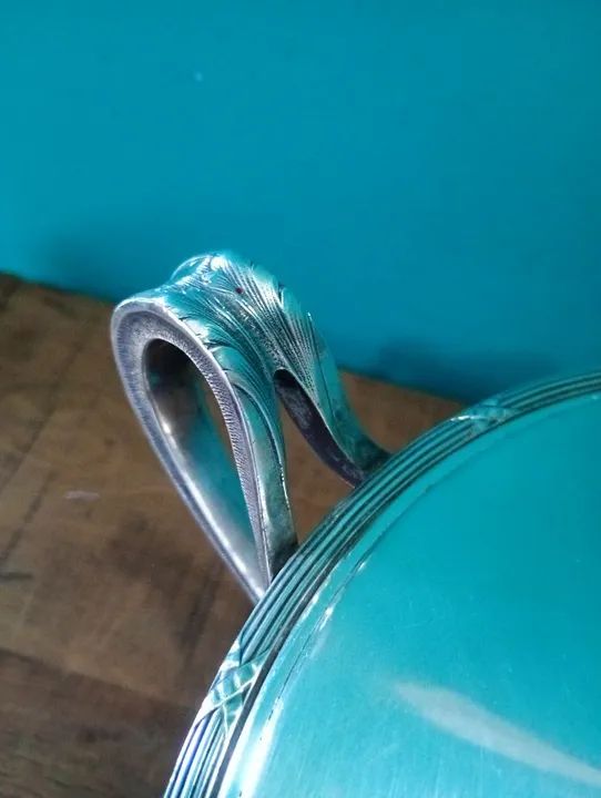 Antiga e Rara Sopeira Espessurado a Prata - Foto 4