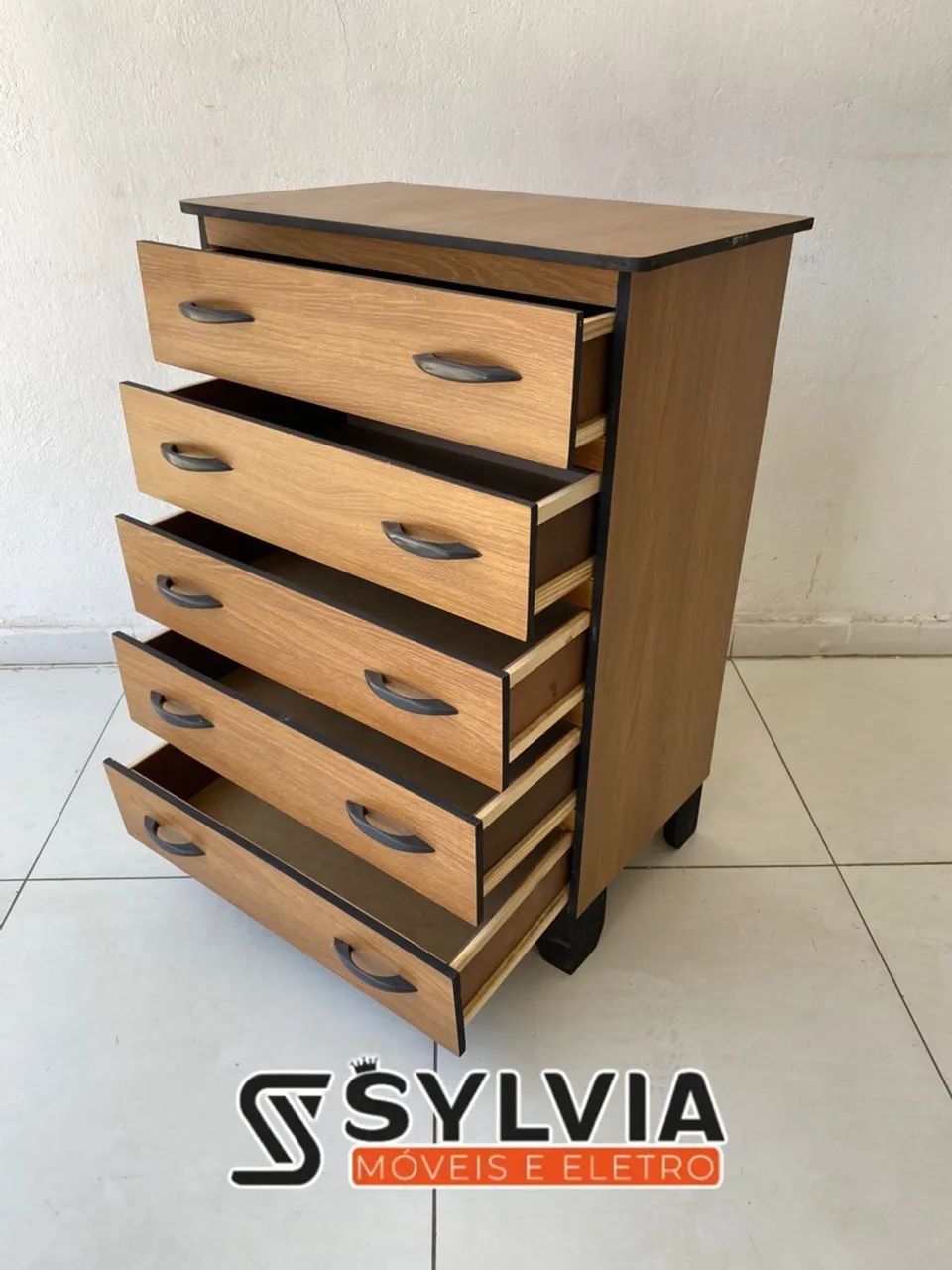 Cômoda 5 Gavetas nova - Foto 2