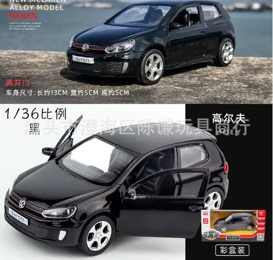 Carrinho Coleção Golf GTI Metal 1:36