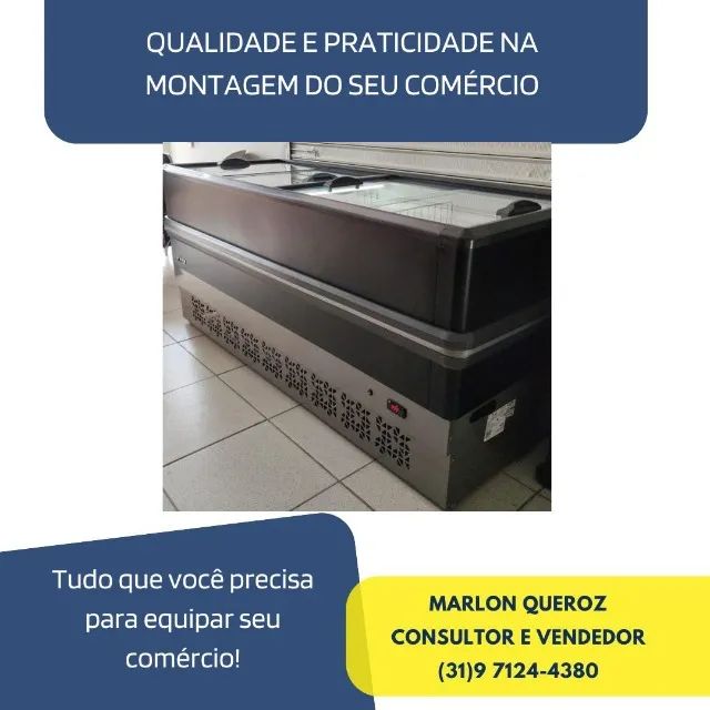 Ilha de Congelador para Mercado Polar