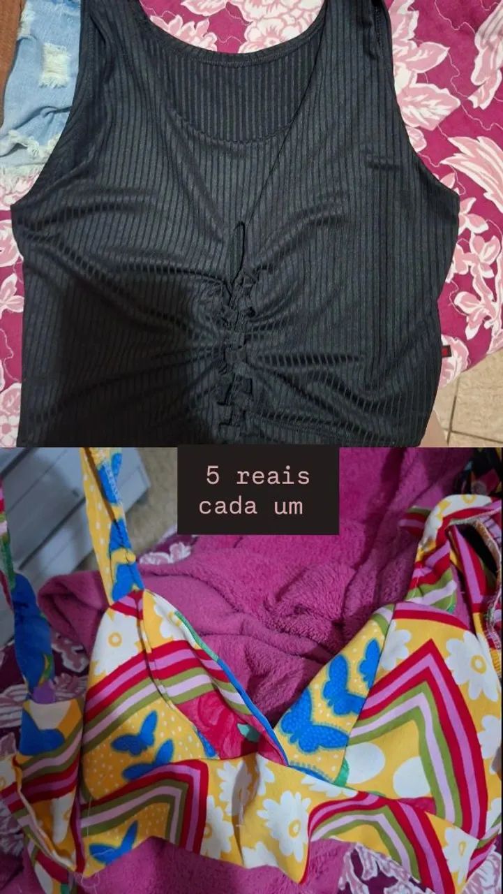 desapego de croppeds femininos ? preços acessíveis! - Foto 3