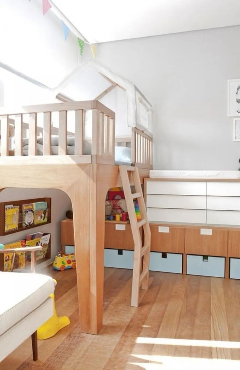 Conjunto de Cômodas e Cama Safari Ameise - Foto 2