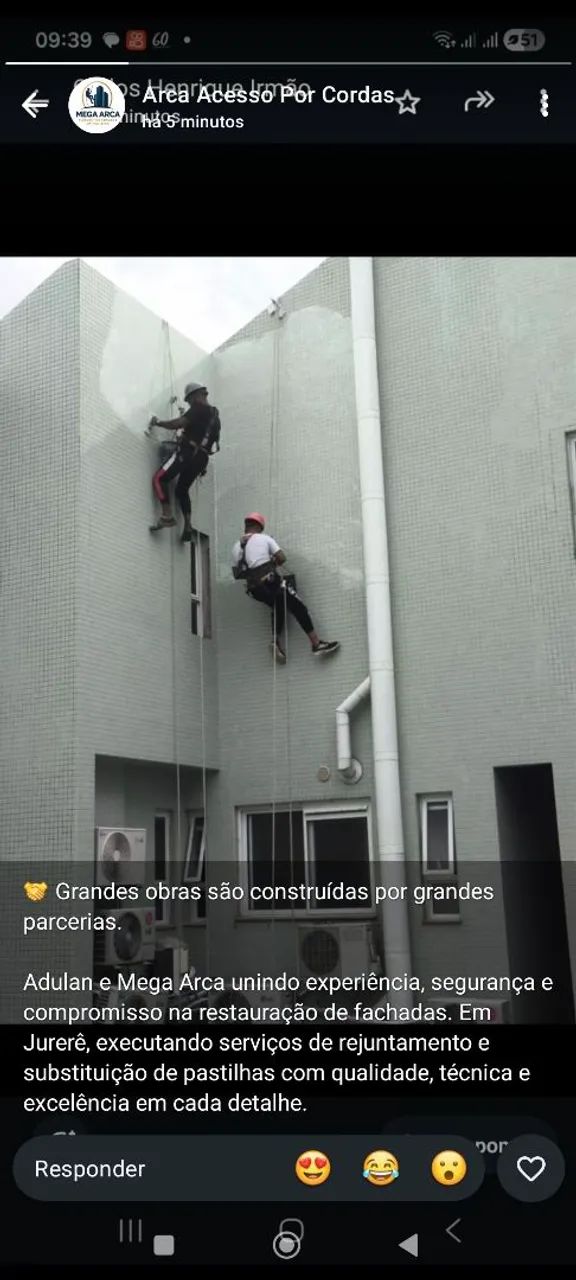 Vaga para trabalho em altura/Pintor - Foto 2