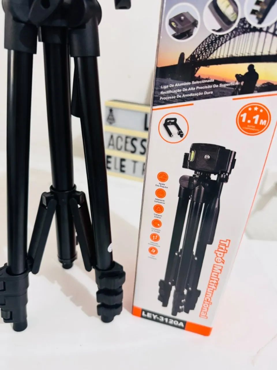 Tripod para Celular - 1,1 metro - Foto 2