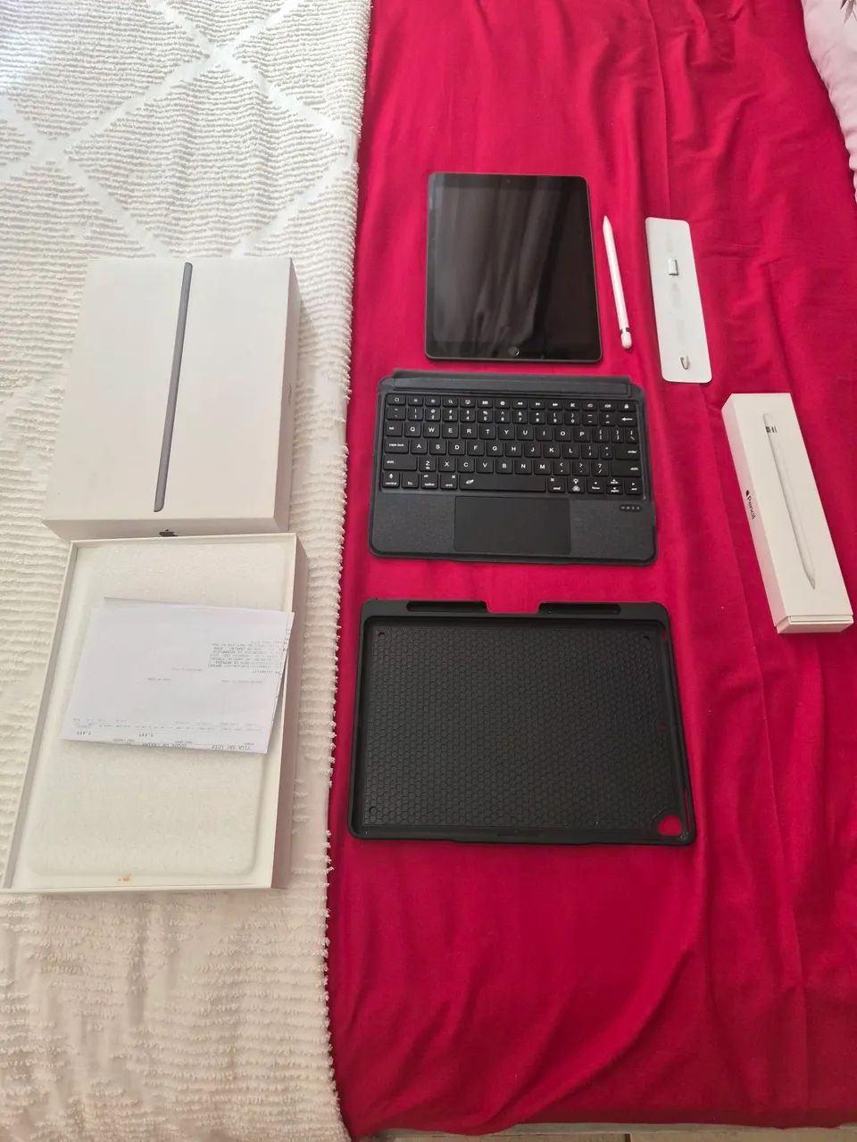 iPad 8ª Geração + Apple Pencil + Capas e Acessórios (Kit Completo!)