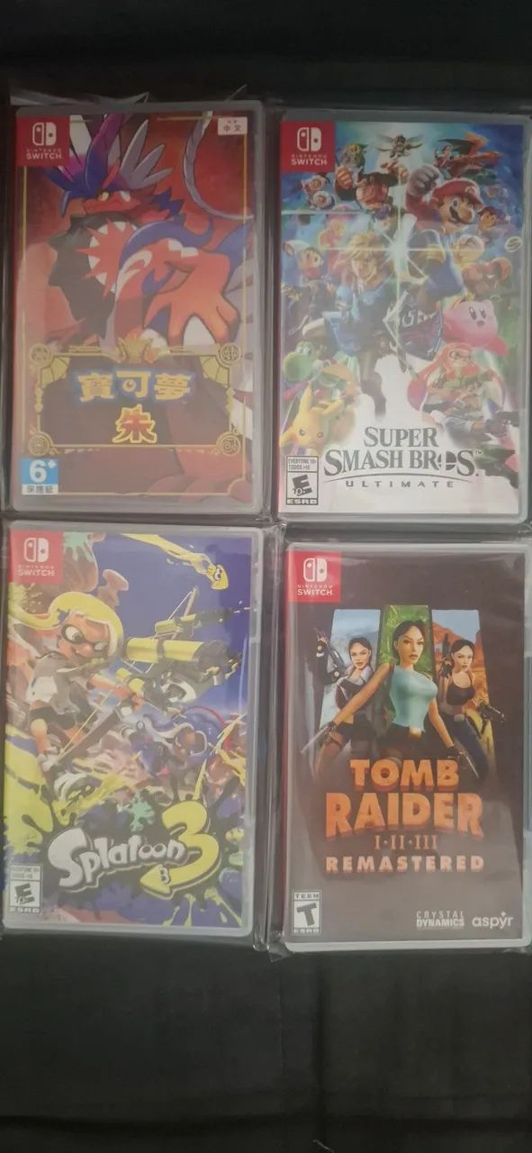 Lote jogos Nintendo switch 