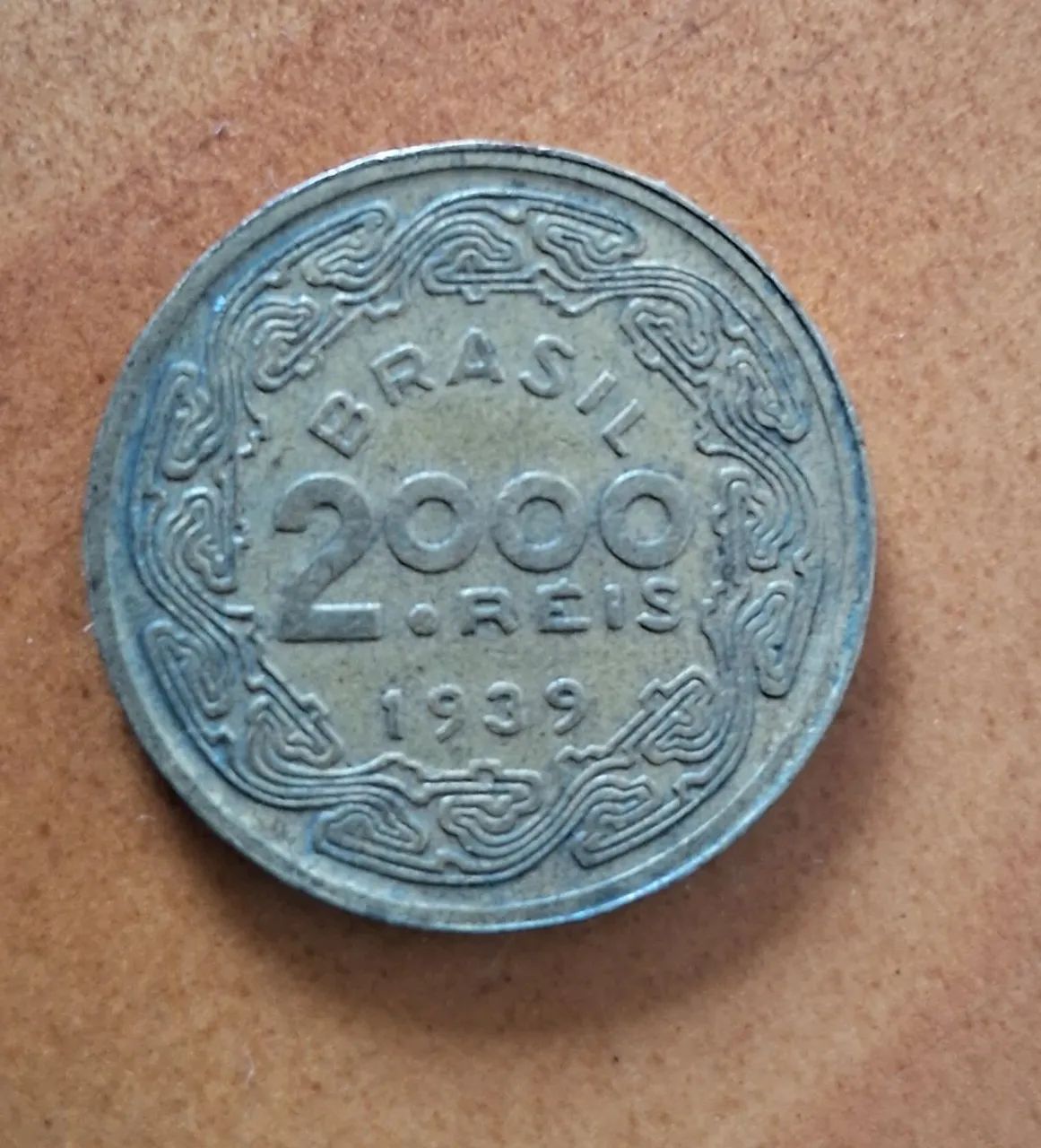 Moeda 2000 Réis Floriano Peixoto 1939
