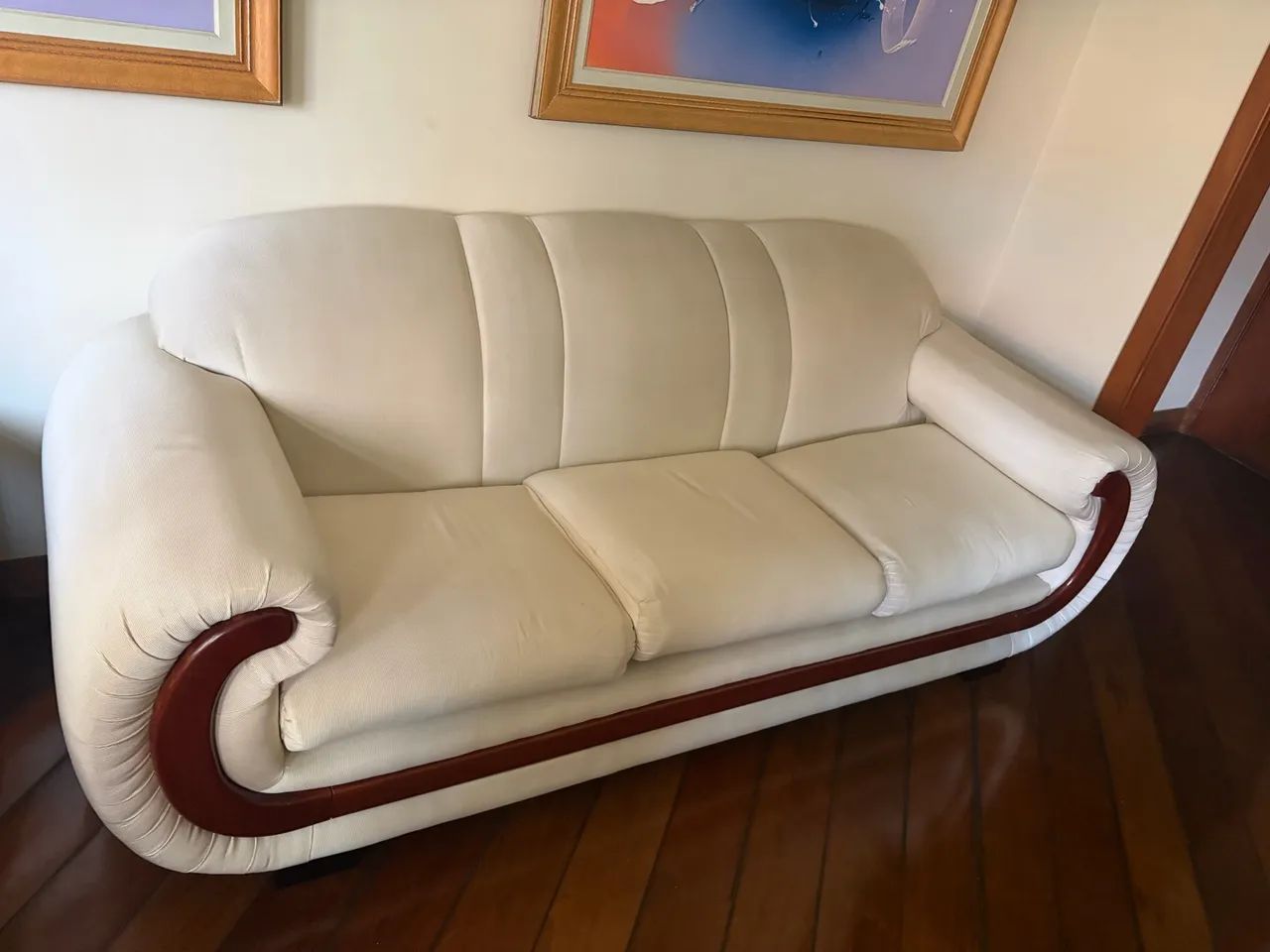? OPORTUNIDADE: Conjunto de Sala Completo (Sofás, Chaise, Puff e Mesa) - Desapego! - Foto 5