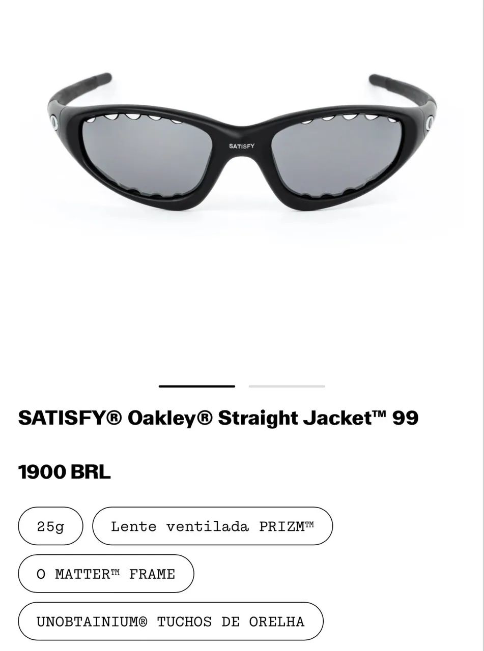 Óculos Oakley Straight Jacket 99 X Satisfy - Acessórios - Cerâmica