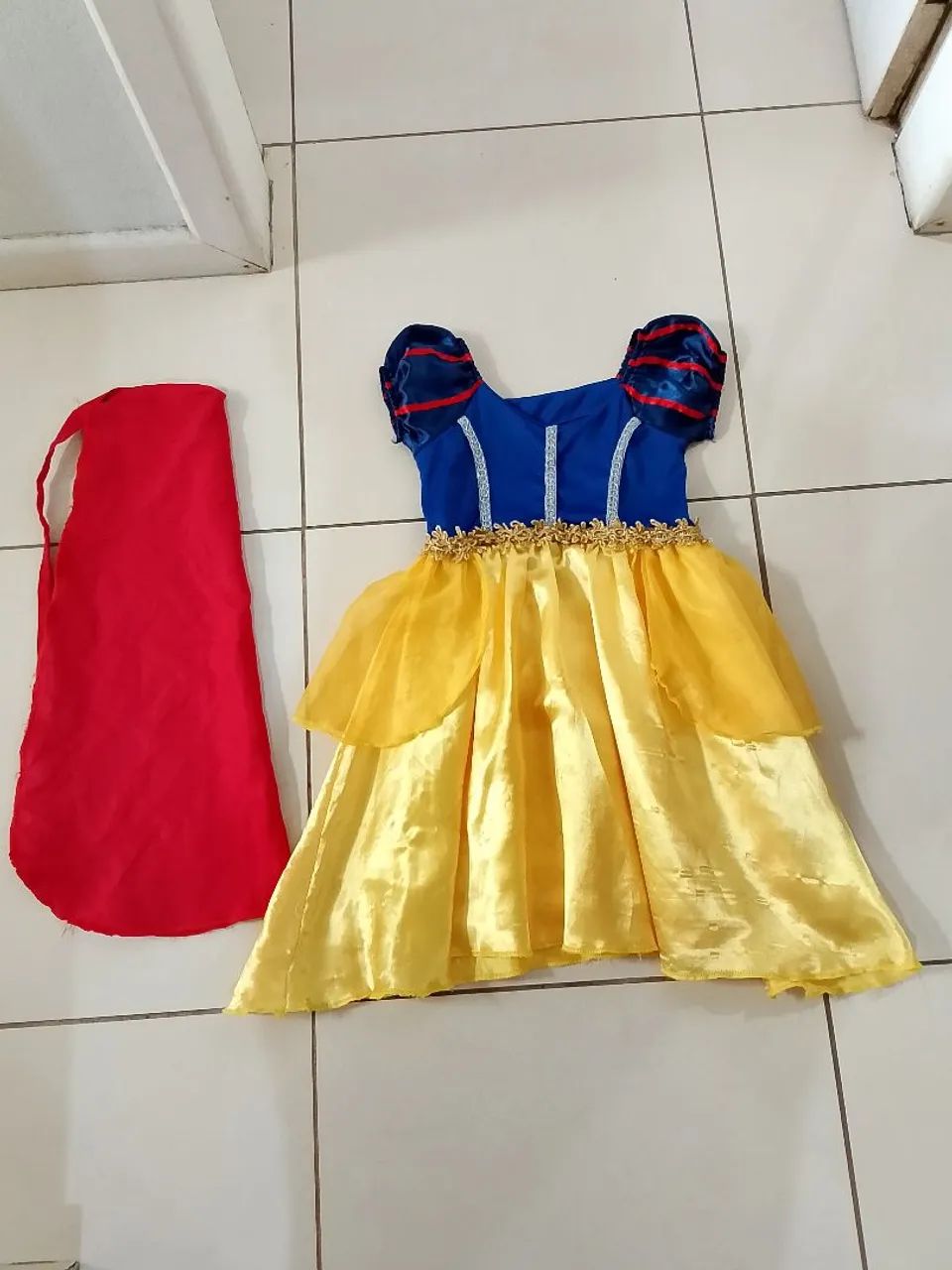 Fantasia infantil branca de neve 