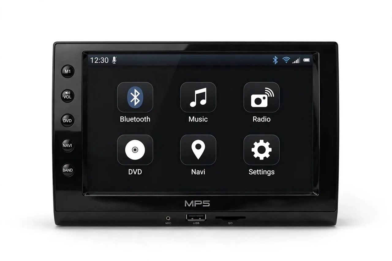 TÍTULO OLX:* Central Multimídia MP5 7 Pol 2 Din Bluetooth + Câmera Ré - Alípio de Melo - Foto 2