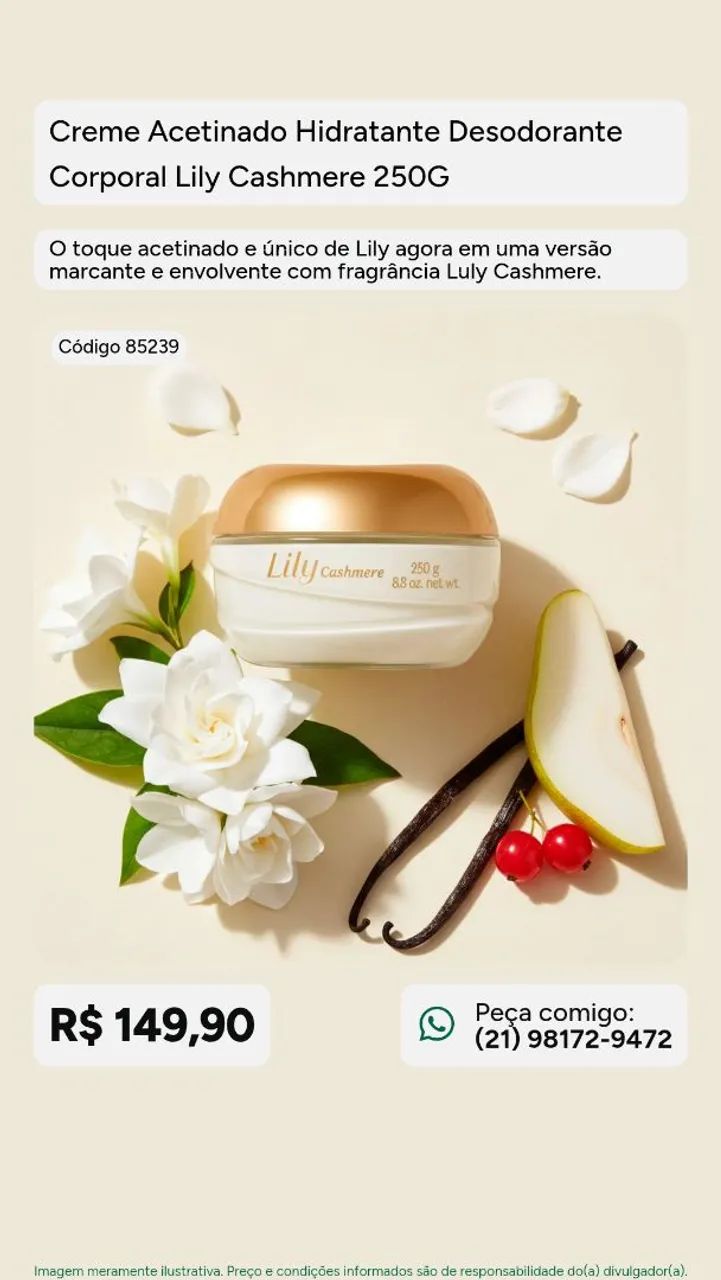 Acetinado Elysée ou Lily Cashmere  - Foto 3