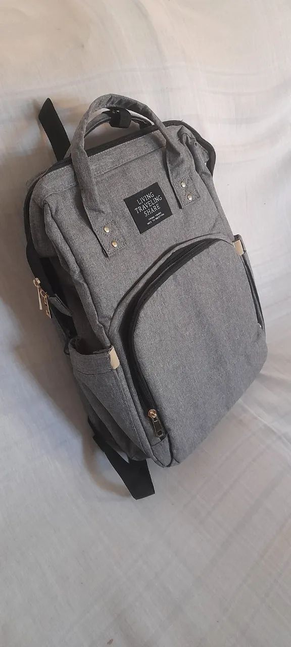 Bolsa maternidade bebê com trocador nova