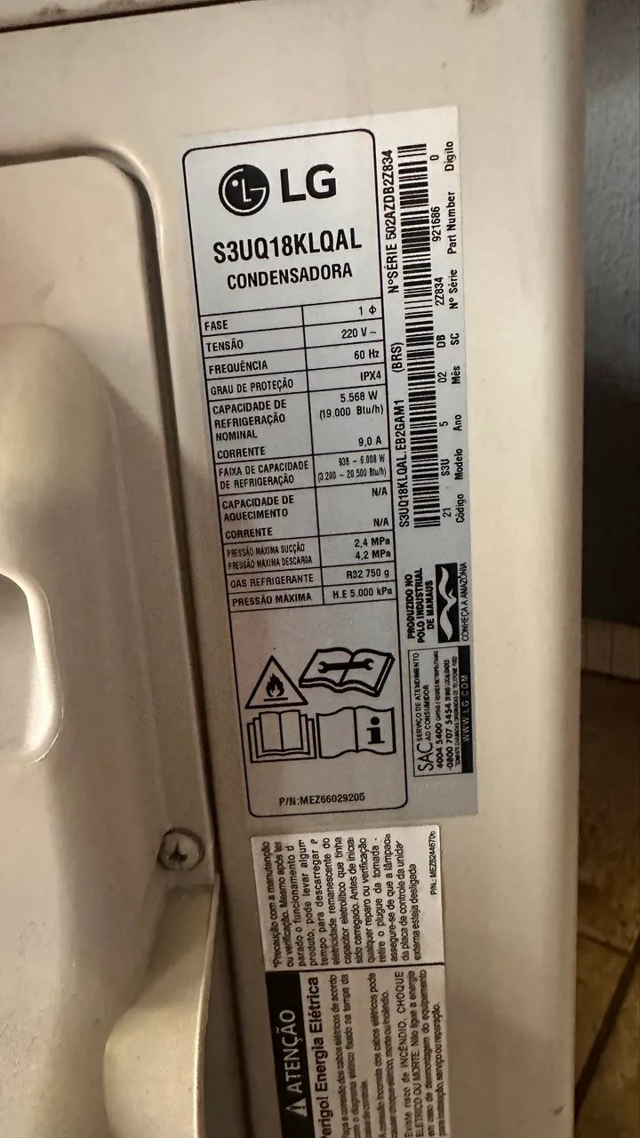 Ar condicionado LG DUAL INVERTER 19.000btu  - Foto 4