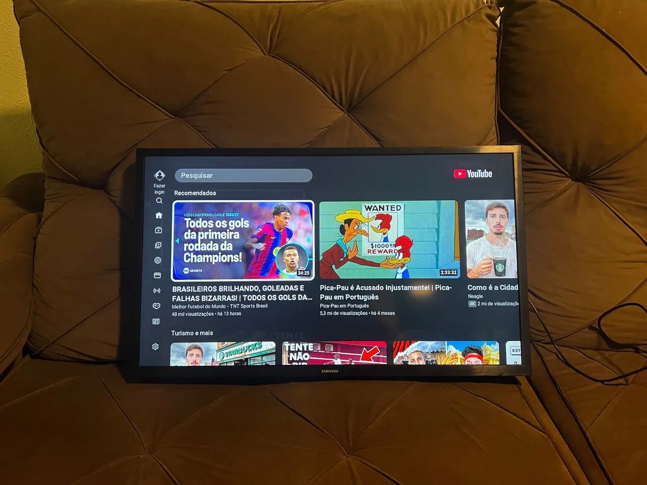 TV Samsung Smart 32 Polegadas - Controle Novo