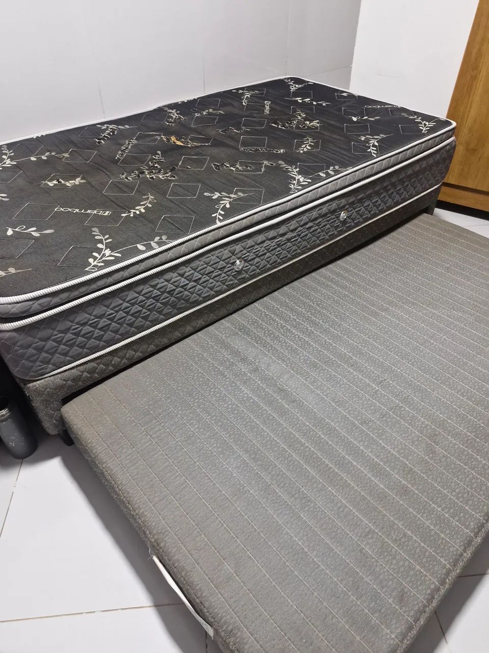 Cama box solteirão com auxiliar - Foto 3