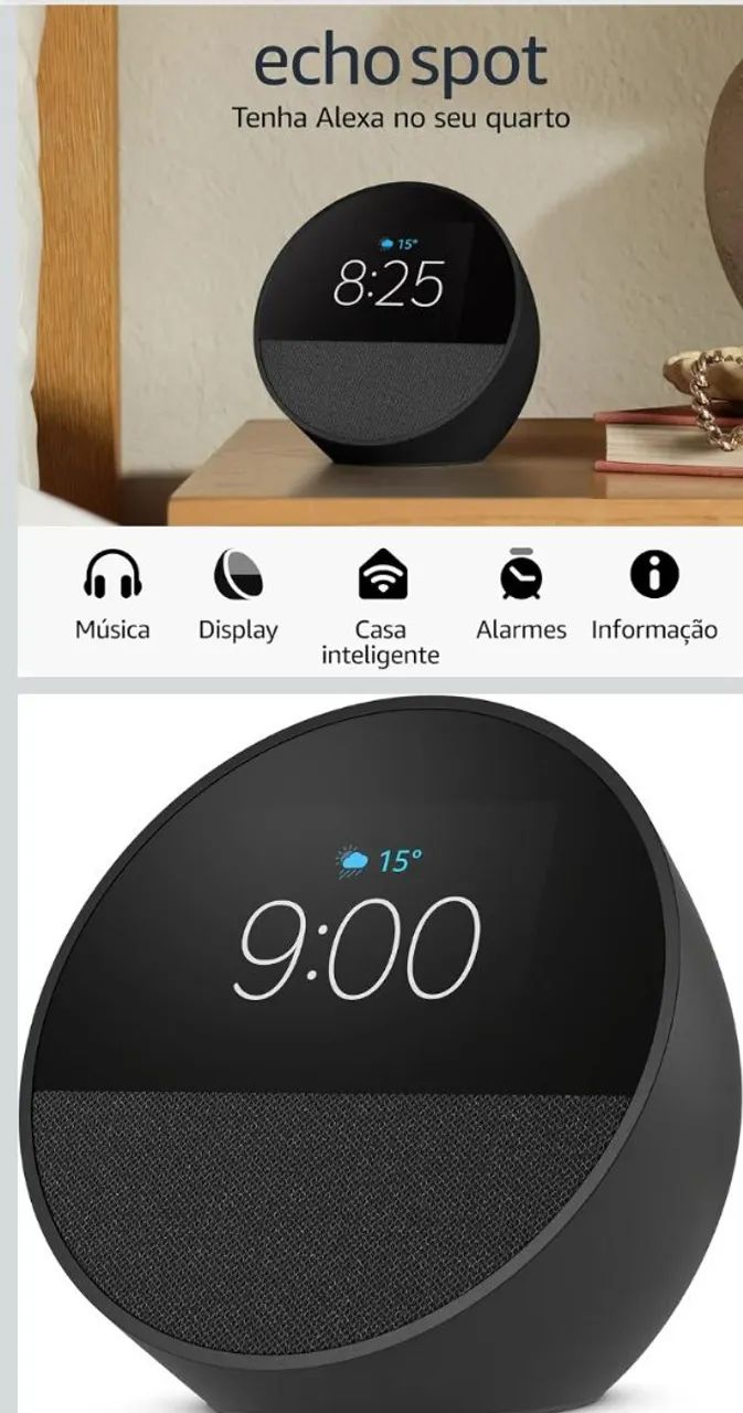 Echo Spot com Alexa  - Foto 5
