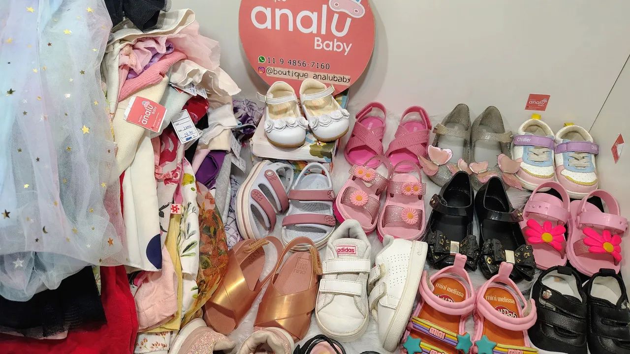 Super lote menina 9-12m a 2 anos + calçados 2