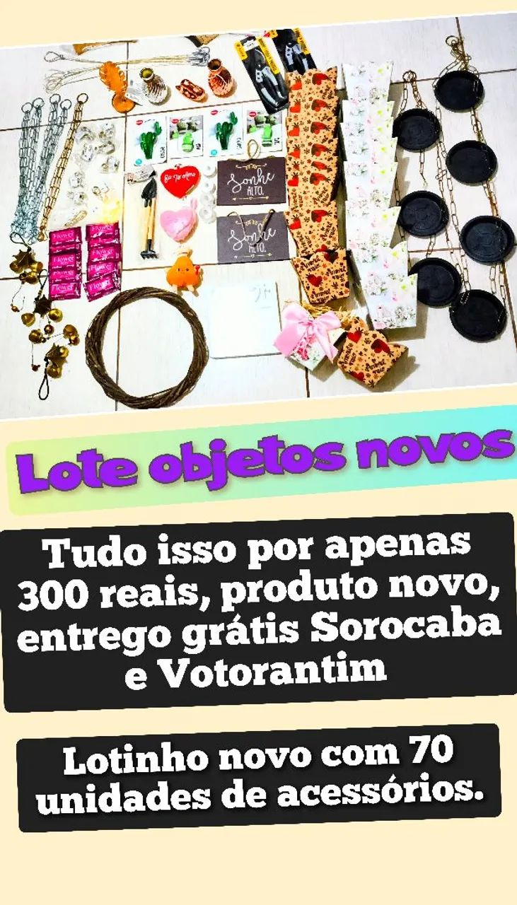 Acessórios enfeites 
