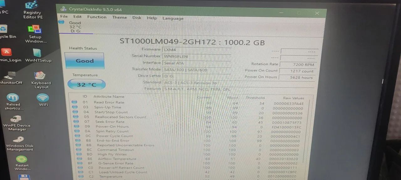 1TB HD sata notebook Saúde 100% - Foto 3