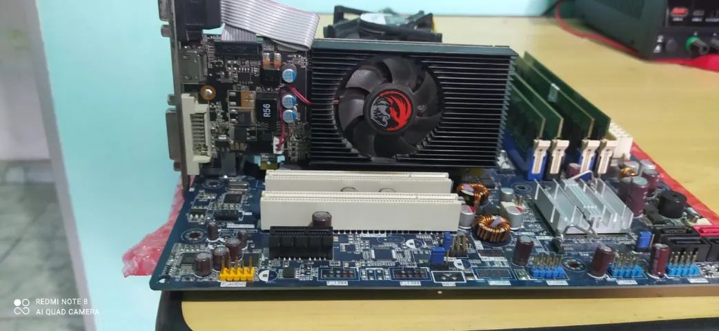 Kits placa mãe + placa de vídeo core 2 duo, 8GB de Ram - Foto 3