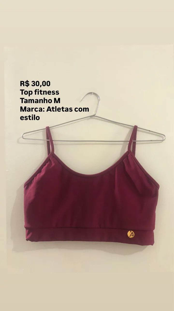 Top fitness tamanho M - Foto 3