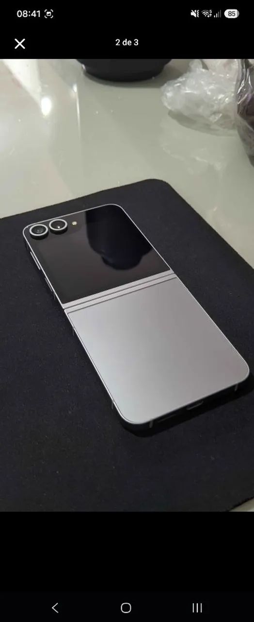 GALAXY ZFLIP 6 256GB PRATA NOVO - Foto 2