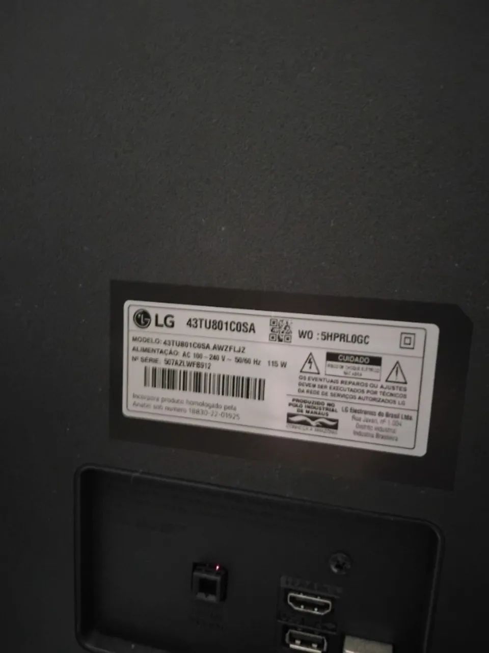 Tv LG 43TU801C0SA Visor quebrado 42 polegadas  - Foto 3