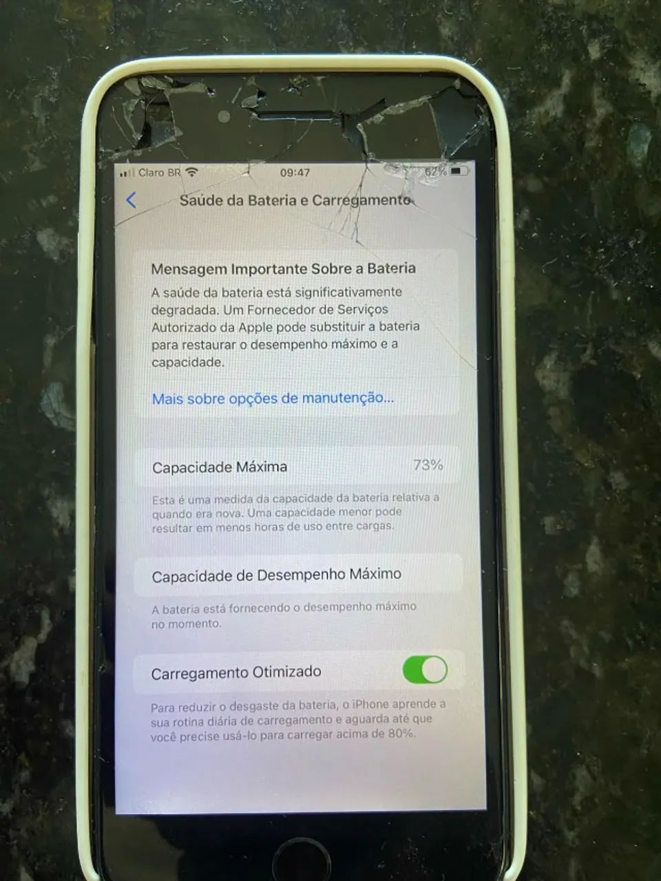 IPHONE 8 PLUS 64 GB COM TELA QUEBRADA MAS FUNCIONANDO  - Foto 3