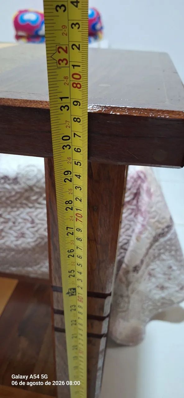 Aparador de madeira maciça 120cm  - Foto 3